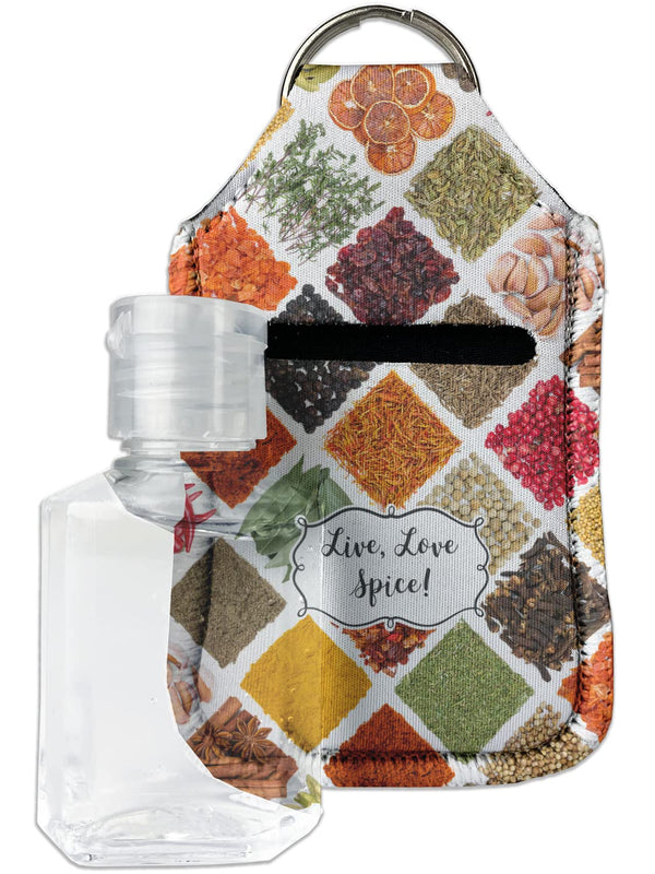 Personalized Spices Hand Sanitizer & Keychain Holder - Small