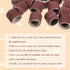 Wanmu 62Pcs Set (80#/120#) Pet Nail Grinder Replacement Kit with Grit Sanding Bands, Dog Grinding Drums Nail Smoother