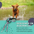FuzzYard Dinosaur Land Dog Leash | Size S | Comfortable Neoprene Lead for Dogs, Perfect for Outdoor Walking & Training