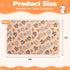 40 Chumia Pcs Dog Blankets Soft Fluffy Fleece Washable Puppy Sleep Blankets Small Mat for Pets Throw Warm Bed Mat