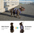 Escape Proof Dog Harness, Vista Blue L, No Pull Reflective Vest with Lift Handle, Adjustable with Front and Back Leash