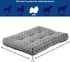 MidWest Homes for Pets Deluxe Dog Beds - Super Plush, Machine Wash & Dryer Friendly, Gray, 24-Inch
