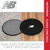 New Balance Sliding Core Discs Workout Sliders, Dual-Sided Pads for Home Ab Exercise Equipment