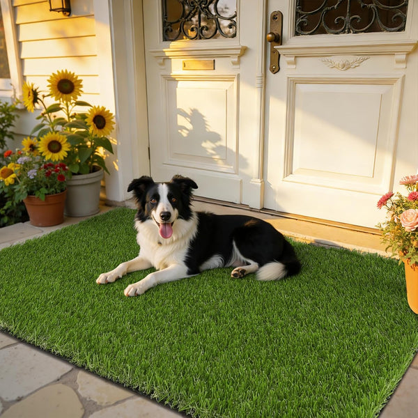 HEBE Fake Grass Pee Pad for Dogs 3'x5', Artificial Grass Turf for