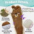 Cats,10.24inches 2 Andiker Catnip Toys for Indoor Plush Toy for Cats with Crinkle Paper Inside,Fluffy cat Toy