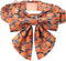 Maca Bates Halloween Pumpkin Dog Collar, Adjustable Bow Bowtie for Dogs, Cute Collars Accessories for Fall Gift