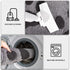 PURRUGS 20" x 31.5" Dirt Trapper Door Mat, Non-Skid Microfiber Entryway Rug, Super Absorbent Welcome Mat for Shoes, Grey