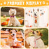 100 Pieces Dog Bows Set, Fall Dog Bows, Thanksgiving Bow Ties, Halloween Dog Bows for Small Medium Dogs