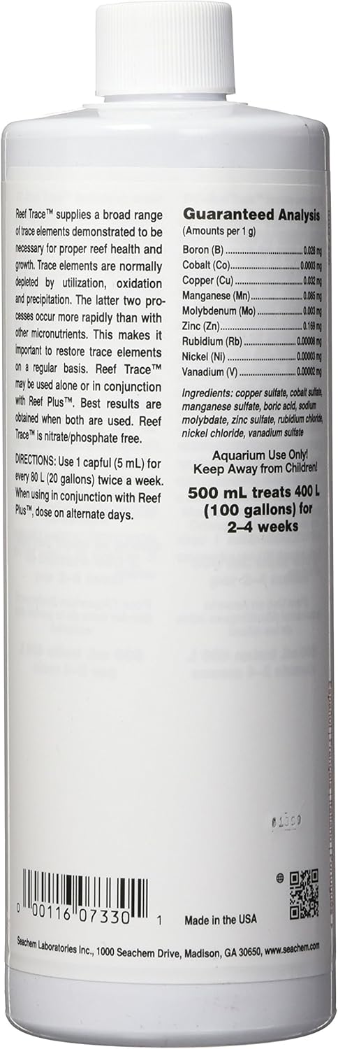Seachem Reef Trace Elements, 500ml