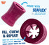 WEST PAW Funnl Dog Chew Toy - Interactive Treat Toy, Fillable with Earth Animal No-Hide Chews, Large