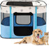 Avont Portable Dog Cat Playpen, Foldable Pop Up Pet Play Pen Travel