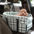 Prpeko Small Dog Car Seat, Portable Dog Seat with Soft Washable Cushion,Center