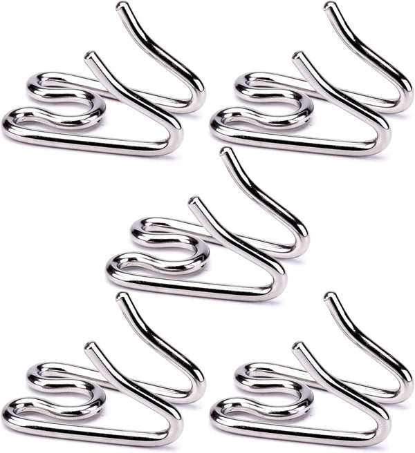 (5 Pack) Stainless Steel Prong Collar Links for H. Sprenger 4.0mm Collar Extra Links, Silver