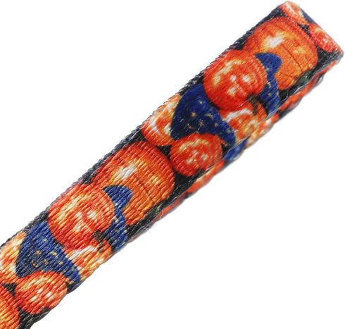 BoomBone 2 Pack Cat Halloween Collar, Pumpkin and Purple Dog Collars for Small Dogs
