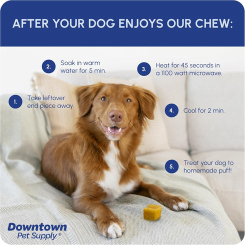 Downtown Pet Supply Yak Cheese Himalayan Dog Chews - Regular Nutrient-Rich Chews for Small to Medium Dogs - 0.5 LB