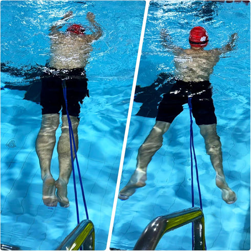 Swimming Resistance Training Set, Aquatic Resistance Belt, Swim Parachute, Pool Harness Trainer, Swim Exercise Accessory
