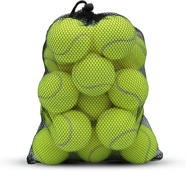 Tennis Balls, 20 Pack Training Tennis Balls, High Elasticity Practice Balls for Beginner, Exercise Playing Balls for