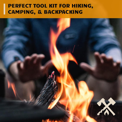 Jumbo Tinder Fire Starter Rope | 3 Pack Extra Large Natural Waterproof Kindling for Camping, Hiking & Backpacking