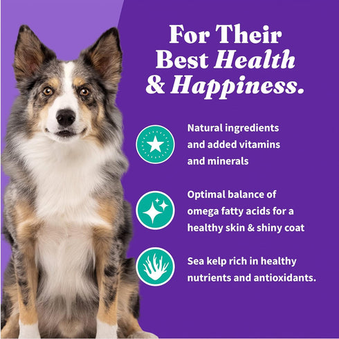 Halo Purely For Pets Holistic Plant-Based Recipe with Kelp, Vegan Dry Dog Food, Adult Formula, 3.5-lb Bag