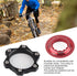 VGEBY Disc Brake Center Lock Adapter Set, Aluminum Center-Lock Hubs with 6 Bolts Disc Rotor Adapter (Red+Black)