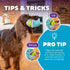Outward Hound Nina Ottosson Big Mouthz Interactive Plush Dog Puzzle with Treat Ball, Blue