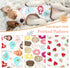 PETCARE 3 Pack Premium Small Dog Shirts, 95% Cotton, Soft Cute Outfits for Small Dogs, Cats, and Puppies