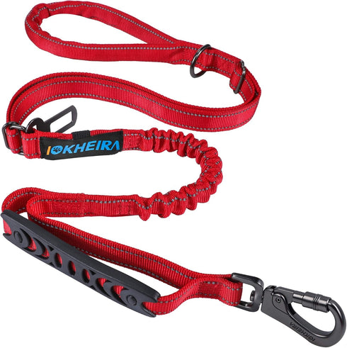 IOKHEIRA 6Ft/4Ft Dog Leash Rope for Large Dogs, Heavy Duty with Padded Handle and Reflective Threads