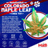 SodaPup MuttsKickButt Colorado Maple Leaf Dog Chew Toy, Durable Made in USA Non-Toxic Nylon Material