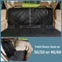 ZQ Bench Car Seat Cover for Dogs, Waterproof Rear Seat Protector Stays Securely in Place for Pets, Dog Backseat Cover