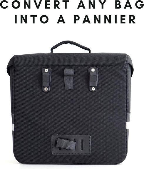 Vincita Bike Pannier Hooks Kit - to Convert Any Bag Into A Bicycle Pannier Bag -Can Be Used with Rack Diameter Up to 13 mm- One Set of Pannier Mounting Attachment Hardware by Vincita