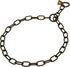 Herm Sprenger Black Stainless Steel Medium Link Chain Collar - 3.0 mm x 22 inches