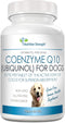 Coenzyme Q10 for Dogs, Ubiquinol Grain-Free Supplement, Promotes Heart Health, Cognitive & Energy Support, 120 Chewable