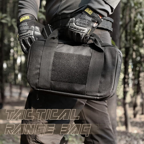 LIVANS Tactical Pistol Gun Case, Padded Handgun Case Double Pistol Wallet Handgun Pistol Soft Case Rectangle Handgun Pouch