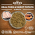 Dave's Pet Food Grain Free Wet Dog Food, Pork & Sweet Potato in Broth, 13.2 oz Cans, Case of 12, Made in Canada