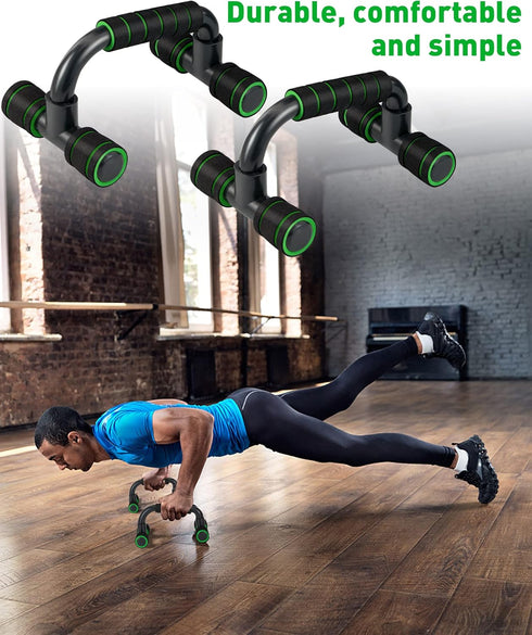 Portable Push Up Bar for Home Fitness Training, Push Up Stands Handle for Floor Workouts, Suitable for Men and Women