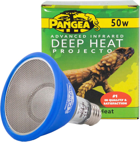 Pangea 50W Deep Heat Projector for Reptiles with Carbon Fiber Filament, Core