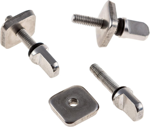 SBS No Tool Stainless Steel Fin Screw for Longboard and SUP, Choose 2 or 3 Pack