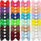 XIMA 48PCS Dog's Hair Bows Clips, Small Handmade Accessories for Pet Grooming
