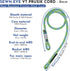 GM CLIMBING 8mm (5/16in) VT Prusik Swen Eye-to-Eye Pre-Sewn Friction Hitch Cord, 30inch Pack of 3