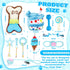 11 Pcs Dog Birthday Toy Set Puppy Birthday Cake Dog Squeaky Dog Birthday Gift with Box Plush Toy Dog Rope Toys Dog Squeaky Toys for Puppy Small Medium Size Dogs Gift(Blue)