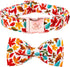 Elegant Little Tail Fall Dog Collar, Adjustable Soft Bow Tie Collar for Male or Female Small Dogs