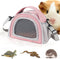 YUDODO Hamster Carrier Guinea Pig Carrier Bag Small Animal Sugar Glider Pouch