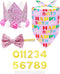 PET SHOW Pink Floral Hat, Bandana & Collar Bows Set - Adjustable Birthday Gift for Dog, Cat, Rabbit