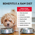12 Oz Northwest Naturals Freeze-Dried Beef Dog Food - Bite-Sized Nuggets - Grain-Free, High-Protein, Raw Diet