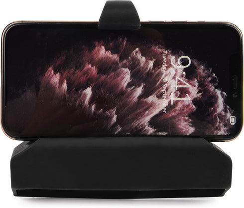Vapor Fitness Phone Holder for PM5 Monitors of Concept 2 Rower, SkiErg, BikeErg - Silicone Cradle for Rowing Machine