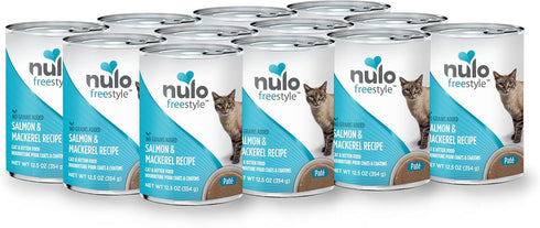 Nulo Freestyle Cat & Kitten Wet Pate Canned Cat Food, Premium All Natural Grain-Free, 5 High Animal-Based Proteins