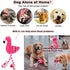 Dog Plush Toys, Cute Flamingo Durable Squeaky Teething Toys for Puppies, Interactive Stuffed Chew Toys for Dogs