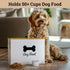 15 lb (50 100 lbs Dog Food Container Airtight Cup) Capacity with Metal Scoop - Cute Airtight Dog Food Storage Container