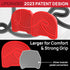 Peloton Bike Compatible Pedals for Regular Shoes, Extra Large Fit Replacement Adapter, Flat Platform Clipless Exercise