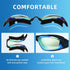 Swim Goggles, 2 Pack Anti Fog Swimming Goggles No Leaking for Adult Women Men Youth